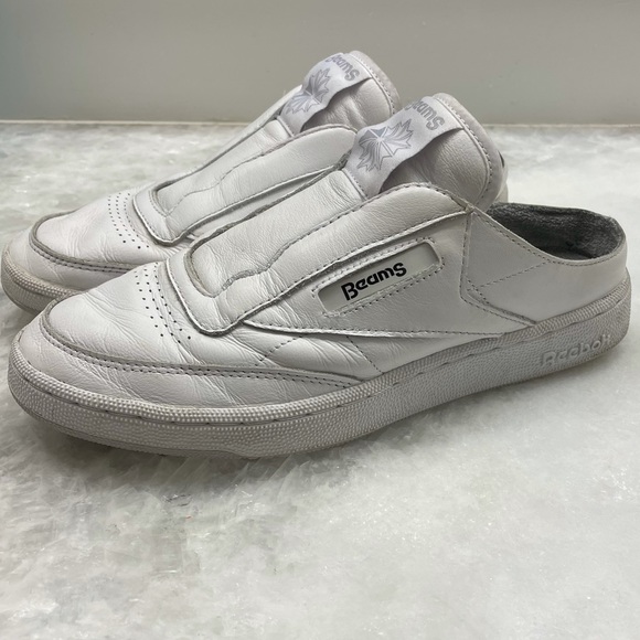 Reebok “Beams”, Slip on, White Sneaker, Men’s, Size 8 - Picture 3 of 10